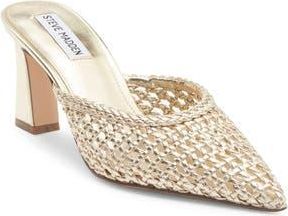 Steve Madden Emmie Pointed Toe Mule in Gold at Nordstrom Rack, Size 7.5