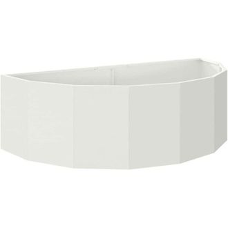 vidaXL Jardinera 120 x 60 x 35 cm Acero vidaXL