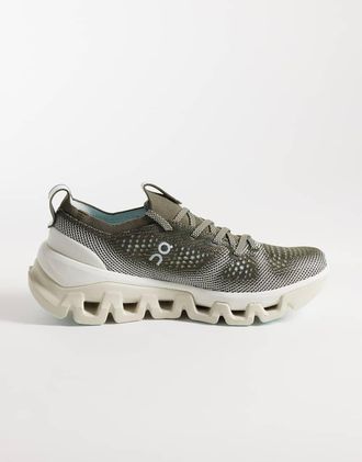 On Cloud X Tempo sneakers da training marroni e bianche-Marrone