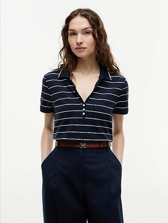Tommy Hilfiger Regular Fit Pique Henley Polo Shirt