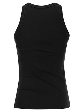 Brunello Cucinelli Fitted Ribbed Tank Top - Black