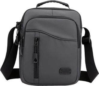 Generic Compatible For Men Waterproof Shoulder Bag Handbag FashionSmall For Business Travel Crossbody Bags(White)