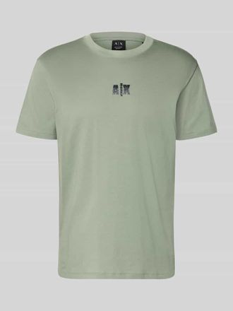 A|X Armani Exchange T-Shirt mit Logo und Rundhalsausschnitt in Mint, Gr&ouml;&szlig;e XXL