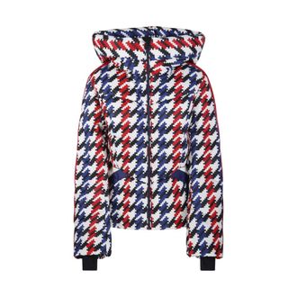 Perfect Moment Houndstooth Ski Duvet Jacket - Dames - Sport - Veelkleurig - Maat: S Leer