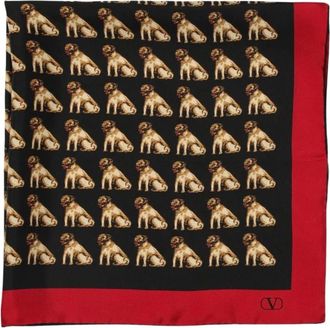 Valentino Garavani Accessoires, Dames, Zwart, ONE Size, Scarves