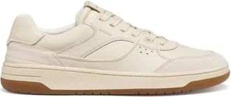 Geox Sedral Court - Heren - Sneakers - Beige - 45 EU - Leer - Schoenen