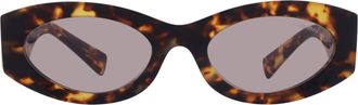 Miu Miu Light Purple Brown Oval Ladies Sunglasses MU 11WS 14L20I 54