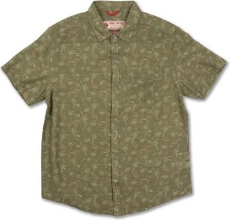 Iron And Resin Mens California Shirt In Olive