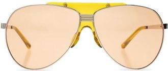The Attico Accessoires, Dames, Geel, ONE Size, Amelia zonnebril