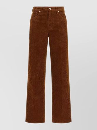 7 For All Mankind corduroy straight-leg pants