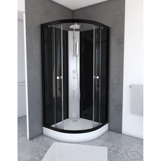 Aurlane Cabina Ducha 1/4 Circulo 85x85x215cm- Nebula