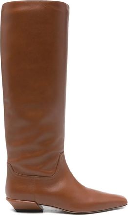 PARIS TEXAS Bettina square-toe boots - Brown
