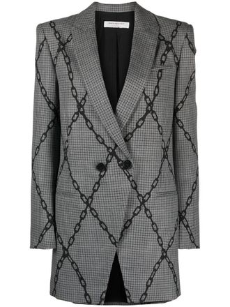Philosophy di Lorenzo Serafini Blazer con stampa - Grigio