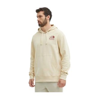 The North Face Fitness, Heren, Beige, S, Katoen, Pullover Hoodie