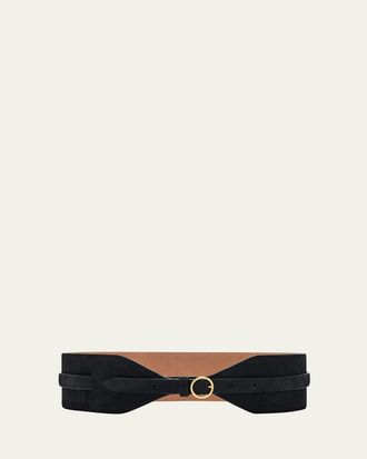 Alaia Nubuck Double Large Belt