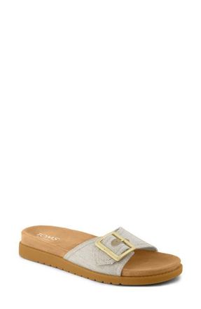 Toms Marin Slide Sandal in Natural at Nordstrom, Size 8.5