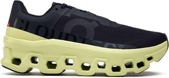 On Running Mens On Cloud Monster Trainers - Black Nylon - Size UK 7