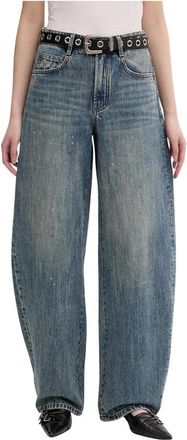 Miss Sixty Loose-fit Jeans - Dames - Loose Fit Jeans - Blauw - W24 L32 - Katoen - Jeans