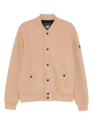 AlphaTauri Obel bomber jacket - men - Wool/Polyester/Polyamide/Cotton - M - Brown