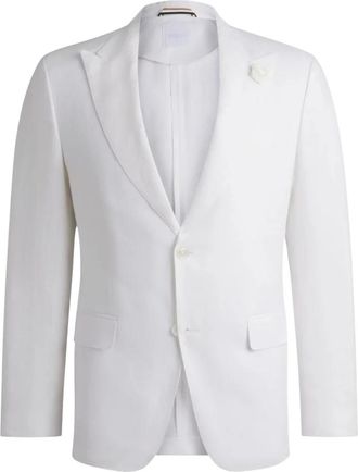 HUGO BOSS Hombre, Chaquetas, Blanco, Talla: M