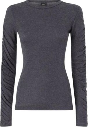 Pinko Truien - Dames - Longsleeves - Grijs - M - Tops