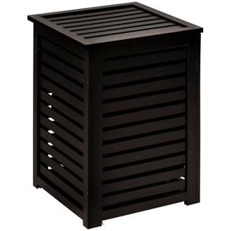 5five Simply Smart Cesto De La Ropa Sucia De Bamb&uacute; Negro Sicela 65l - 5five