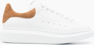 Alexander McQueen Alexander Mcqueen Mens Oversized Sole Sneakers White - Brown - Size: 10