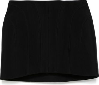 MUGLER tailored mini skirt - Black