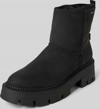 Tamaris Tamaris Chelsea Boots In Nubukleder-Optik in Black, Größe 36