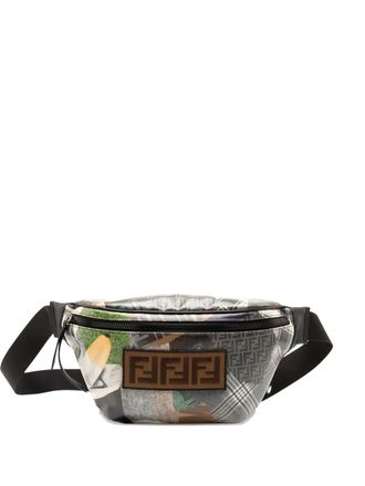 Fendi 2010-2025 Hey Reilly Zucca FF 1974 Coated Canvas belt bag - unisex - Fabric - One Size - Grey