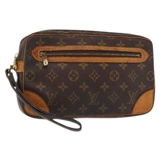 Louis Vuitton Clutch Vintage Pre-owned - - Pre-owned - Donna - Marrone - ONE SIZE