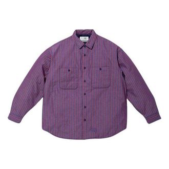 SUPREME x MM6 Maison Margiela Padded Shirt Purple SUP-SS24-117