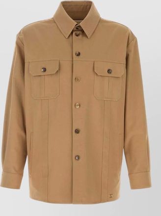 Valentino Garavani twill shirt long sleeves front pockets