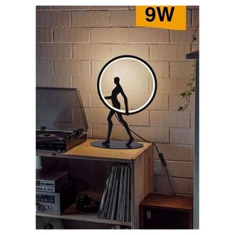 Trade Shop Trade Shop Traesio - Trade Shop - Lampada Da Tavolo 9w Scultura Corpo Uomo A Led Lume Luce 3000k 4000k 6500k D02-n