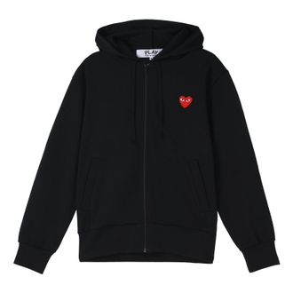 Comme Des Gar&ccedil;ons Heart Hooded Sweatshirt Black AZ-T172-051-1