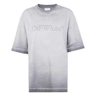 Off-white Tops, Heren, Grijs, S, Skate korte mouwen T-shirt