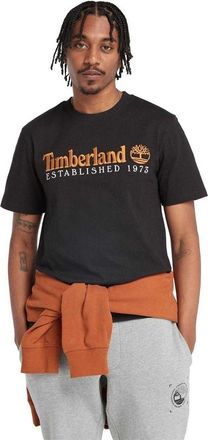 Timberland Heren Heritage Katoenen T-Shirt (Zwart, Wit)