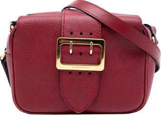 Burberry Pre-owned Burberry Small Soft Grained Calfskin Buckle Crossbody Ladies ROSCROM215CRA