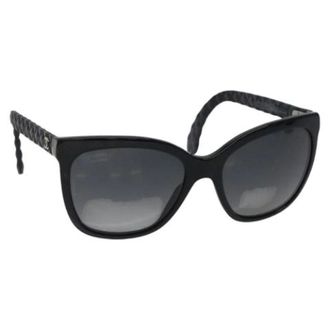 Chanel Pre-owned Accessories, female, Black, Size: ONE SIZE Pre-owned Vintage Sunglasses