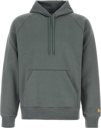 Carhartt Work in Progress Green Solid Hoodie