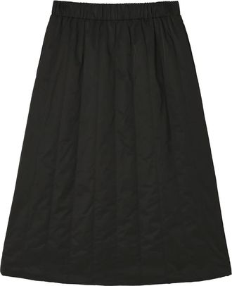 B+ab Gonna midi trapuntata - Nero