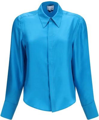 SA SU PHI Camicetta in Seta Petit - - Blouses & Shirts - Donna - Blu - L