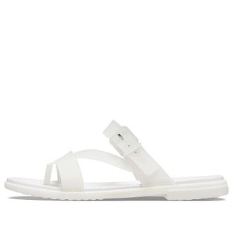 Crocs (WMNS) Crocs Tulum Slides Translucent White 207173-159