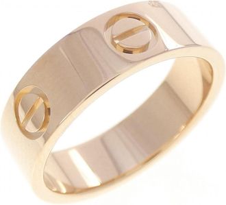 Cartier Love Pink Gold (18K) Band Ring (Pre-Owned)