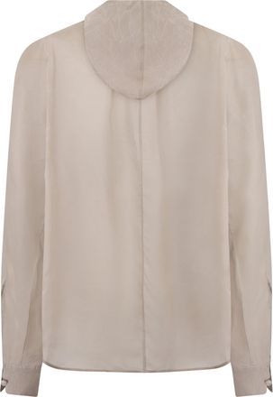 Our Legacy Mens Shirt Ghost Wax Beige Cuprammonium Rayon
