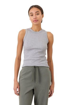 Pact Perfect Rib Layering Tank Made With Organic Cotton in Heather Grey at Nordstrom, Size Xx-Large