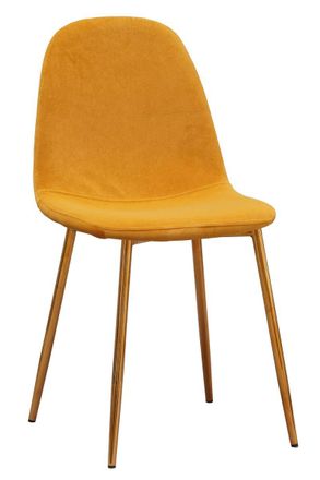 Regalos Miguel Regalos Miguel - Sillas Comedor - Silla Golden Teok Terciopelo - Amarillo