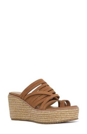 Donald J Pliner Platform Wedge Sandal in Toast at Nordstrom Rack, Size 5