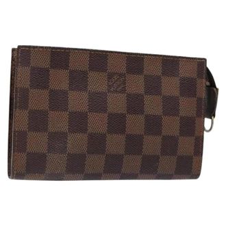 Louis Vuitton Pre-owned Tela pouches - - Pre-owned - Donna - Marrone - ONE SIZE