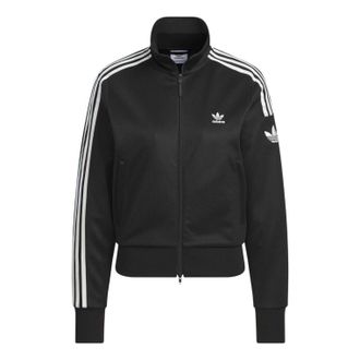 adidas (WMNS) adidas Retro Trefoil Sports Jacket Black JI7536